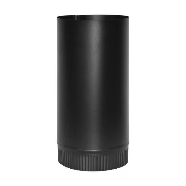 6 in D X 24 in L Steel Stove Pipe, Imperial, Mfr#: BM0111